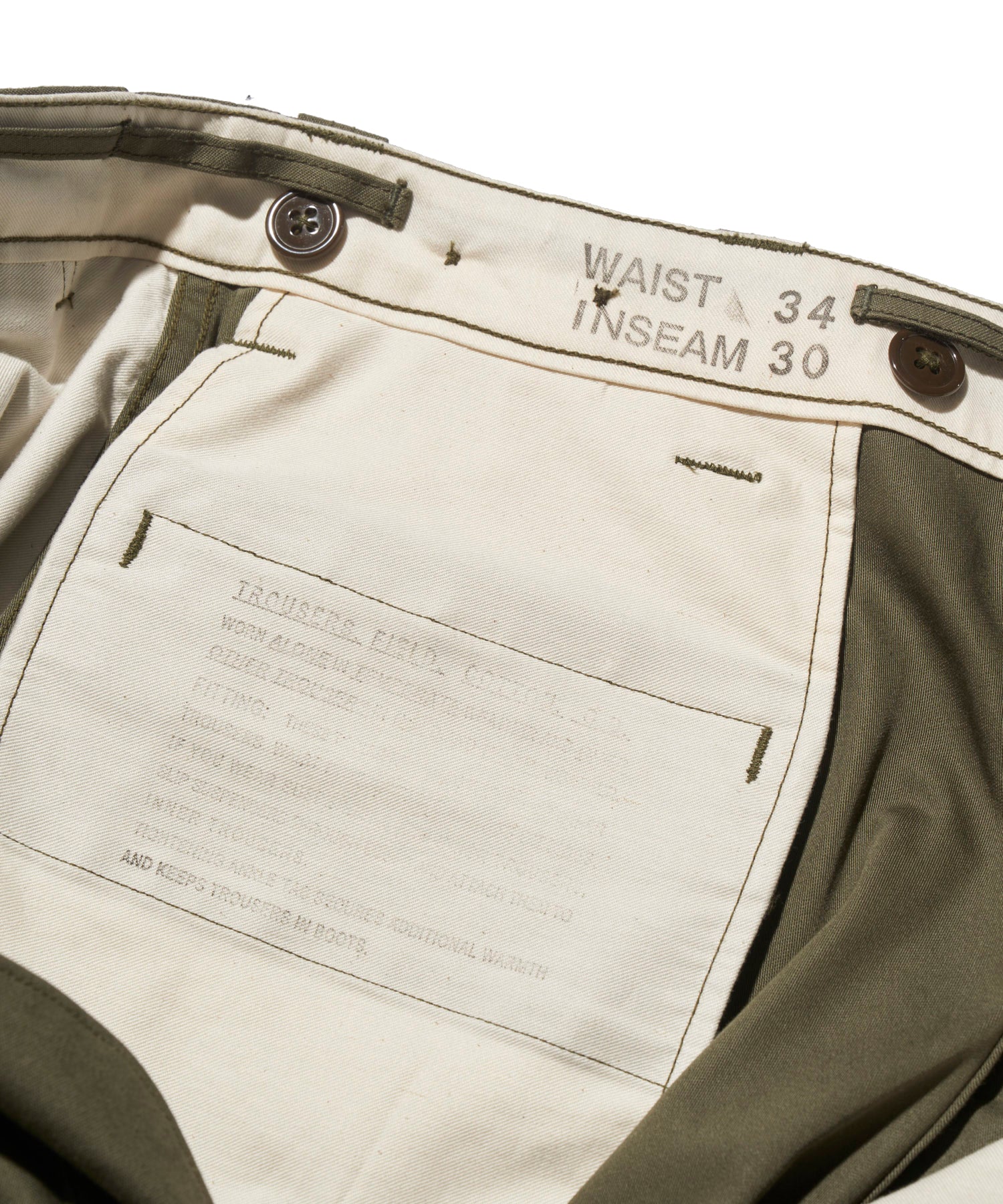 TROUSERS M1945 SATEEN